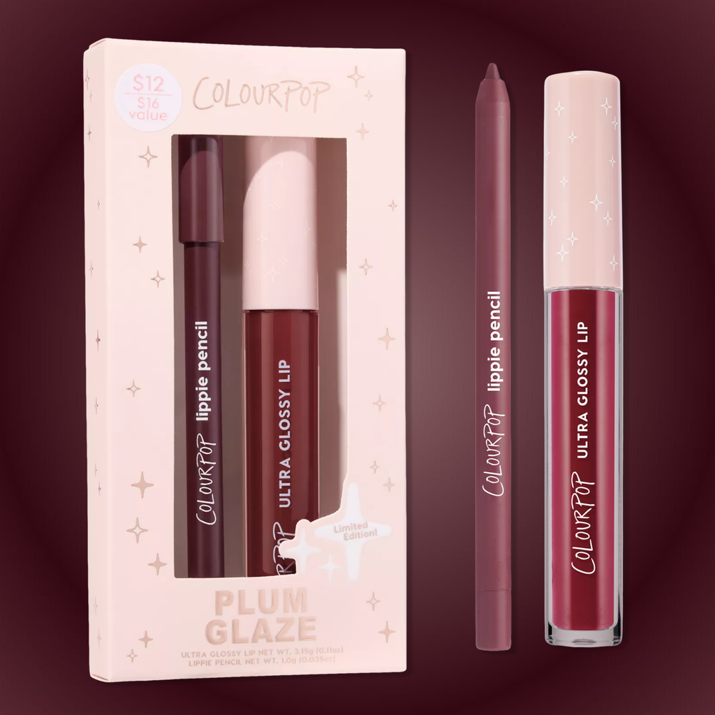 ColourPop Plum Glaze Lip Kit