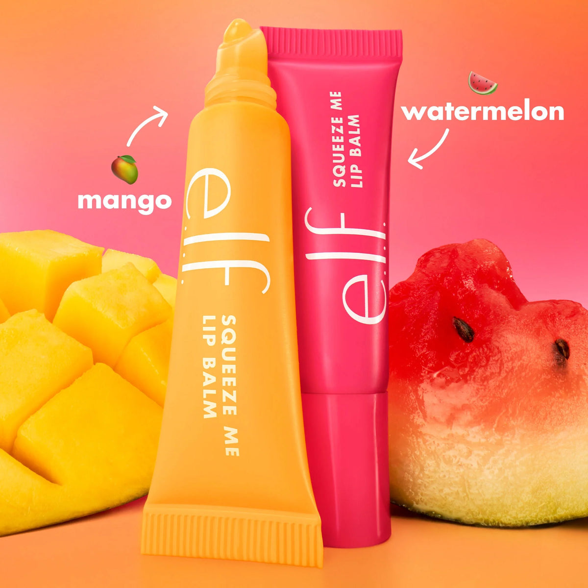 e.l.f. Squeeze Me Lip Balm Duo – Mango &amp; Watermelon