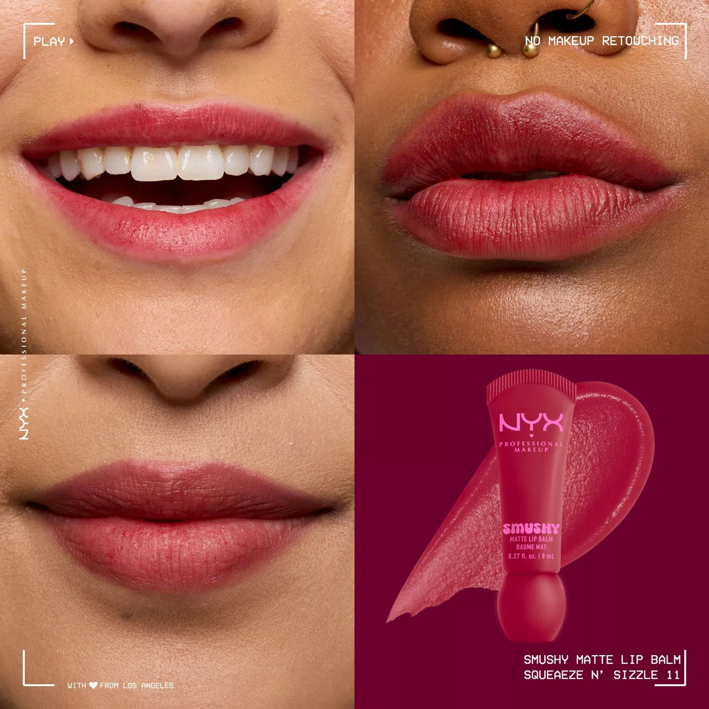 NYX Professional Makeup Smushy Matte Lip Balm – Squeeze N’ Sizzle