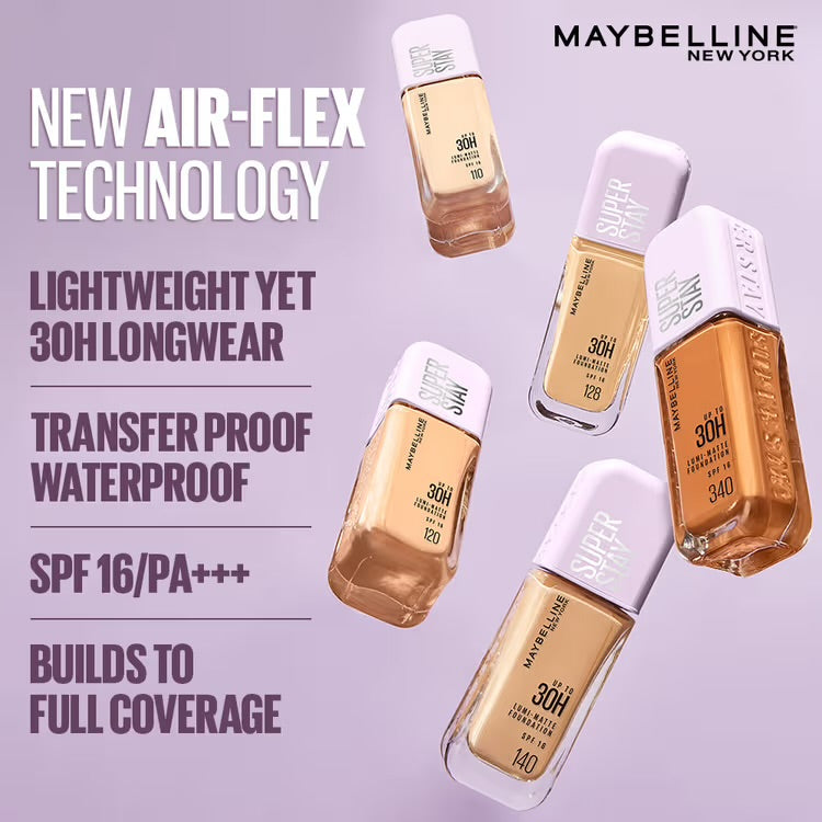 Maybelline New York Super Stay Lumi Matte Foundation – 30H