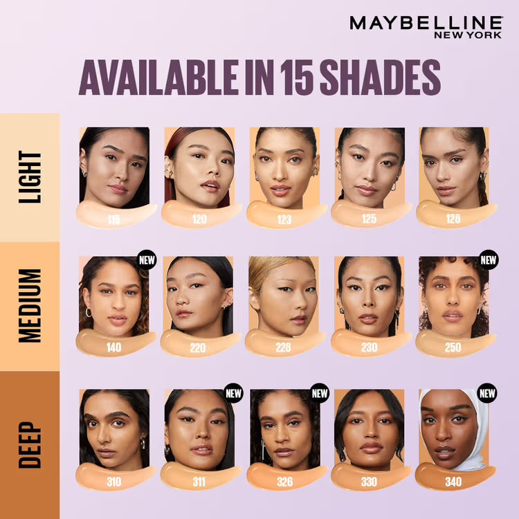 Maybelline New York Super Stay Lumi Matte Foundation – 30H