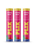Plix Glowy Skin Bubbly Effervescent Tablets – Strawberry Flavour (15 Tablets)