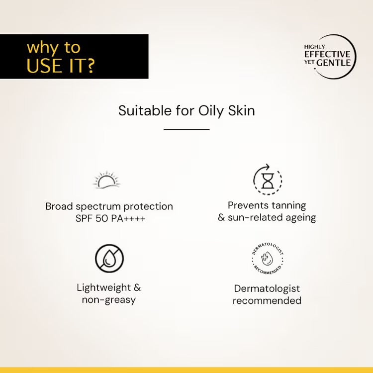 Deconstruct Gel Sunscreen SPF 50 PA++++ | 50 ml