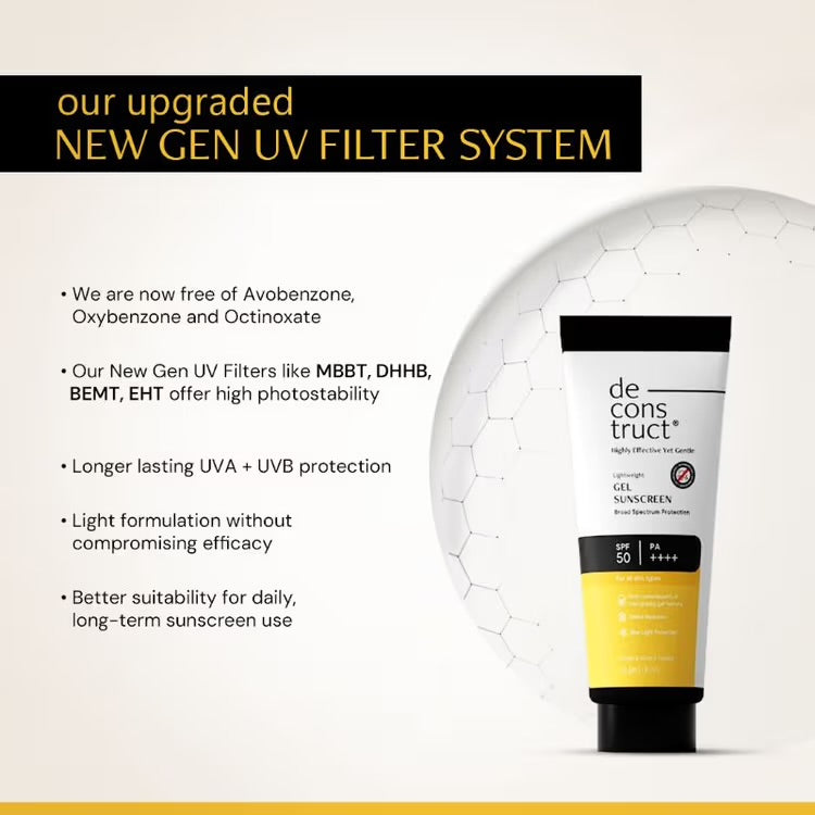 Deconstruct Gel Sunscreen SPF 50 PA++++ | 50 ml