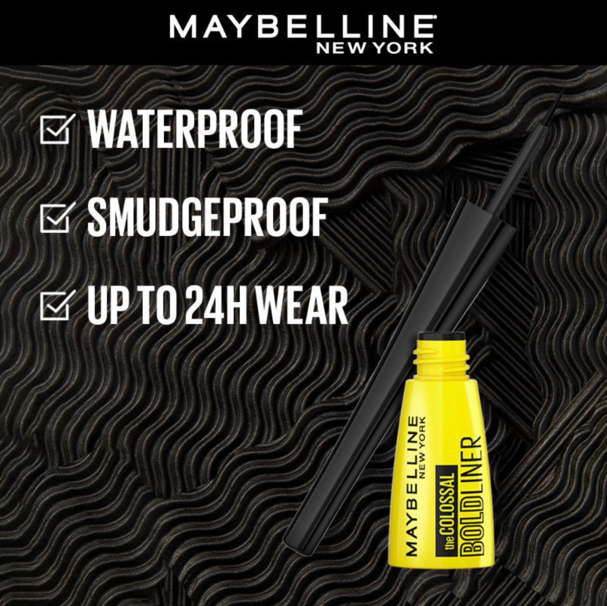 Maybelline New York The Colossal Liquid Bold Eyeliner – Bold Black