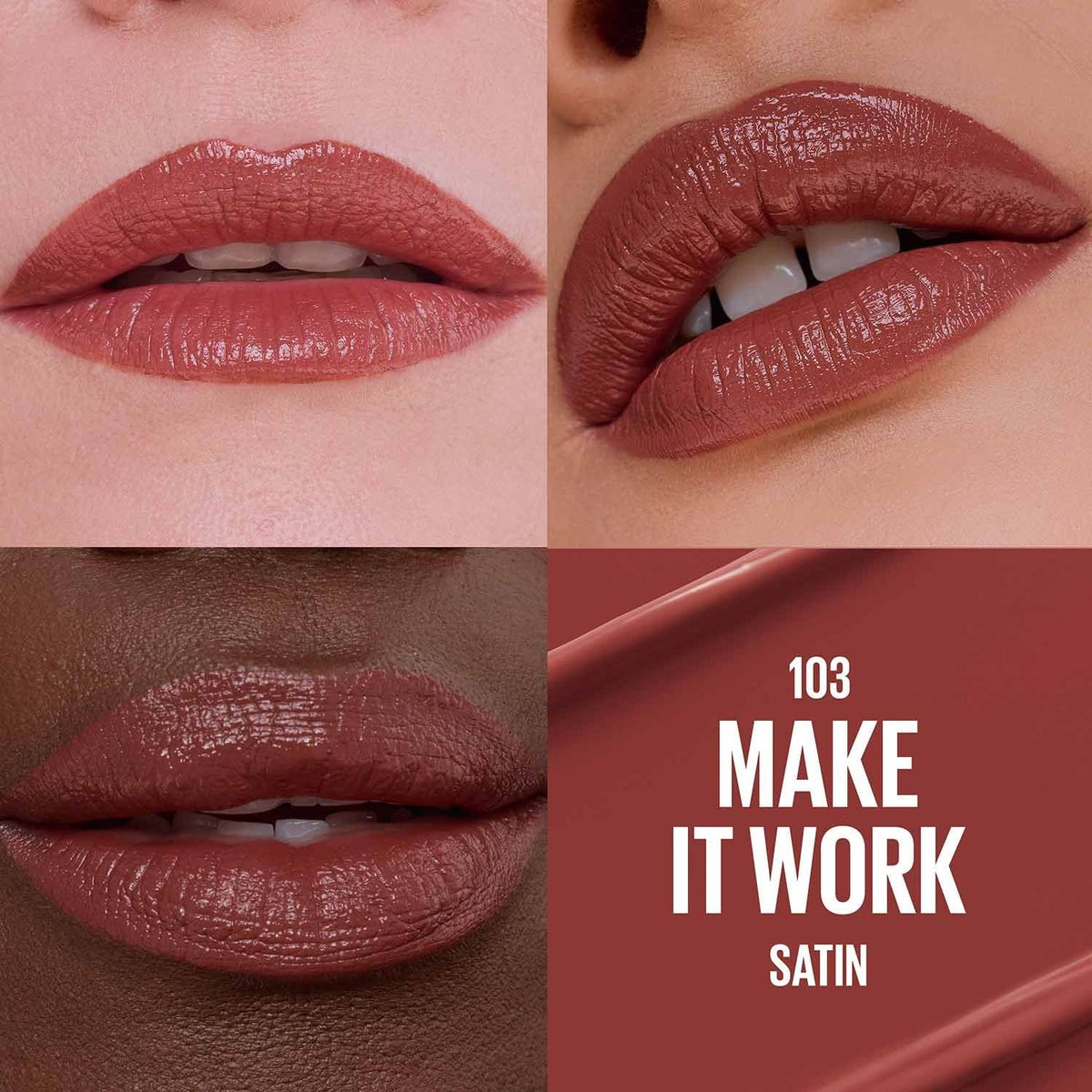 Maybelline New York Serum Satin Lipstick – Make It Work