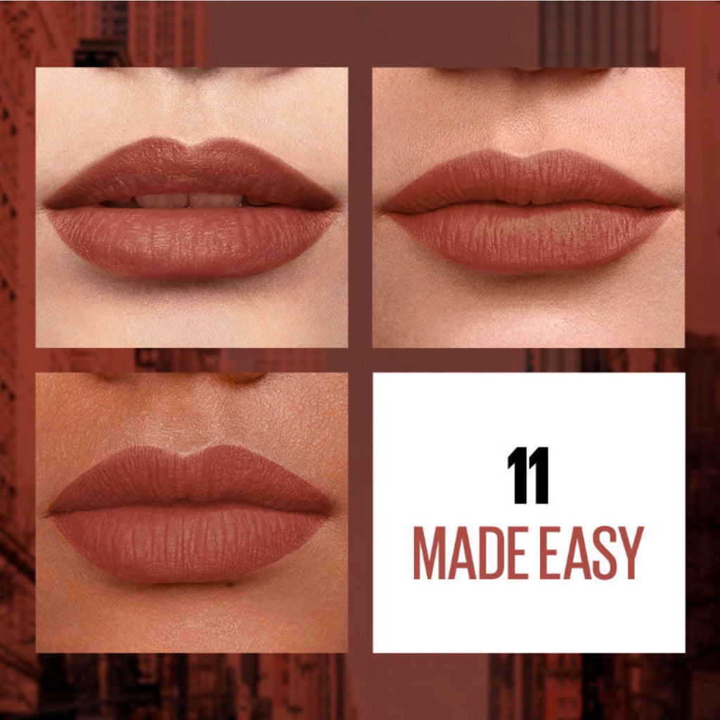 Maybelline Sensational Liquid Matte Lipstick – Shade 11 Made Easy