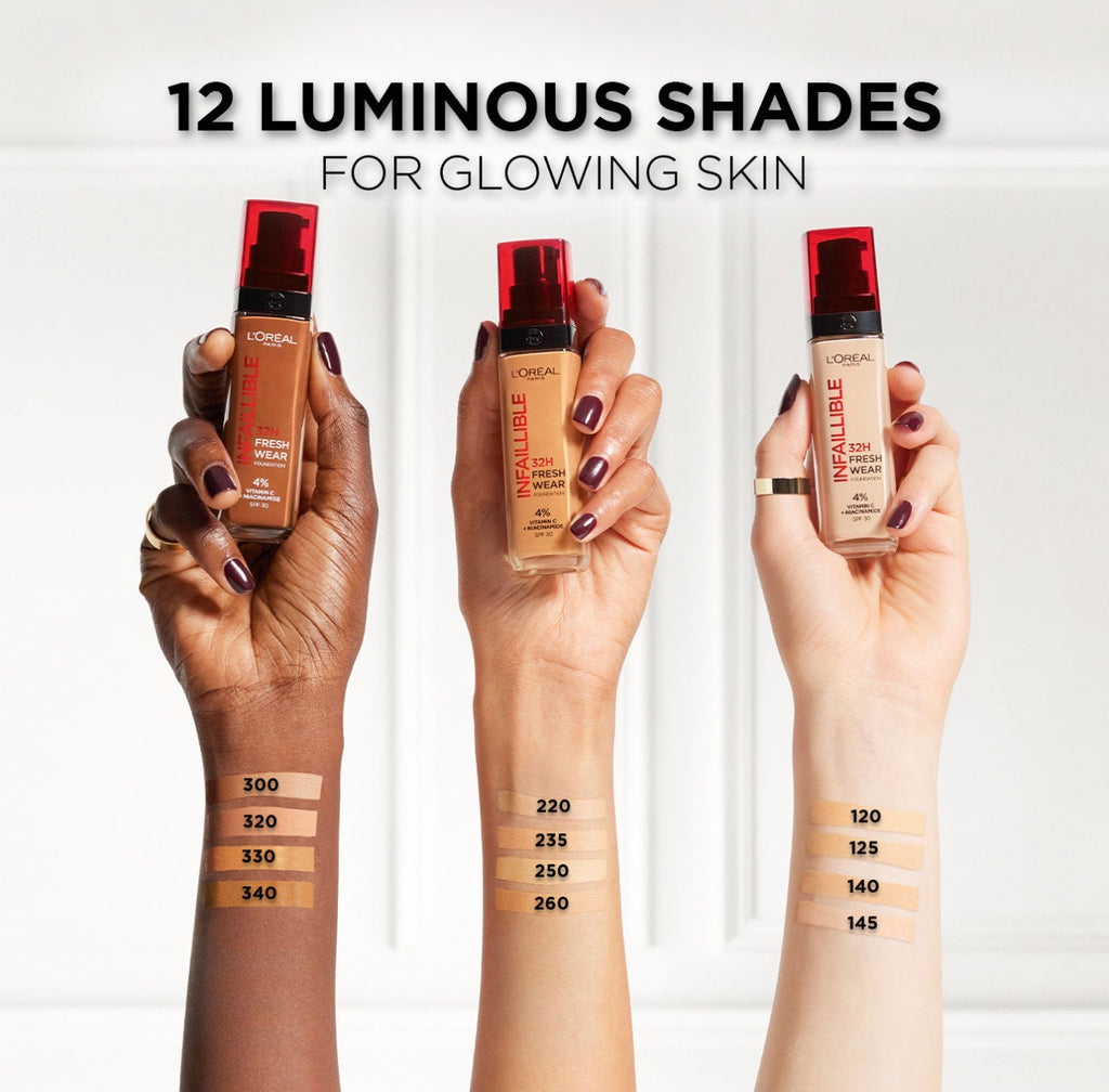 L’Oréal Paris Infallible 32H Fresh Wear Foundation – 30ml