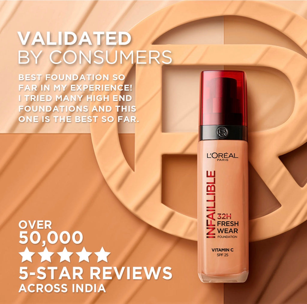 L’Oréal Paris Infallible 32H Fresh Wear Foundation – 30ml