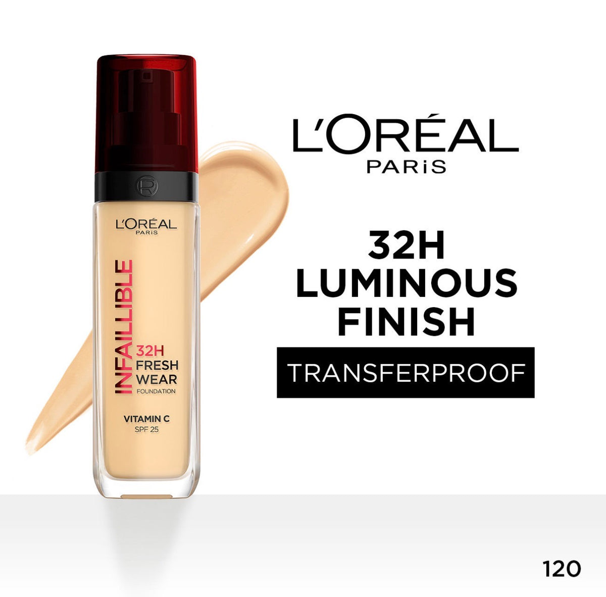 L’Oréal Paris Infallible 32H Fresh Wear Foundation – 30ml