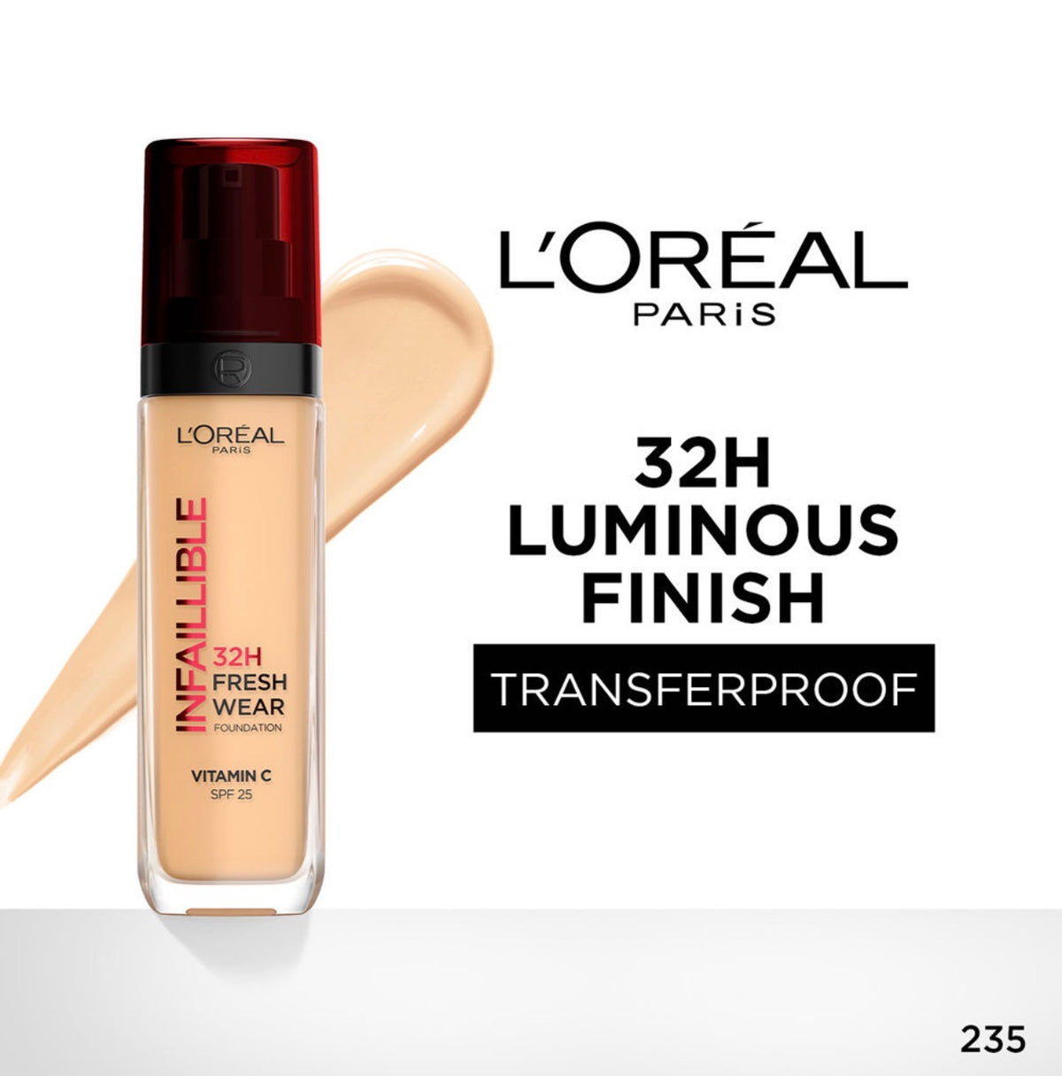 L’Oréal Paris Infallible 32H Fresh Wear Foundation – 30ml