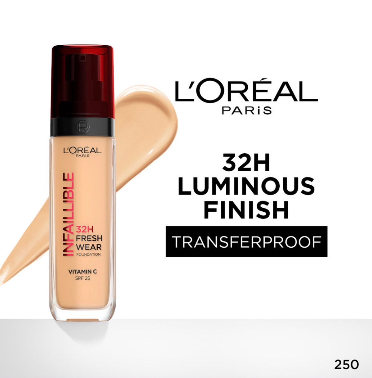 L’Oréal Paris Infallible 32H Fresh Wear Foundation – 30ml