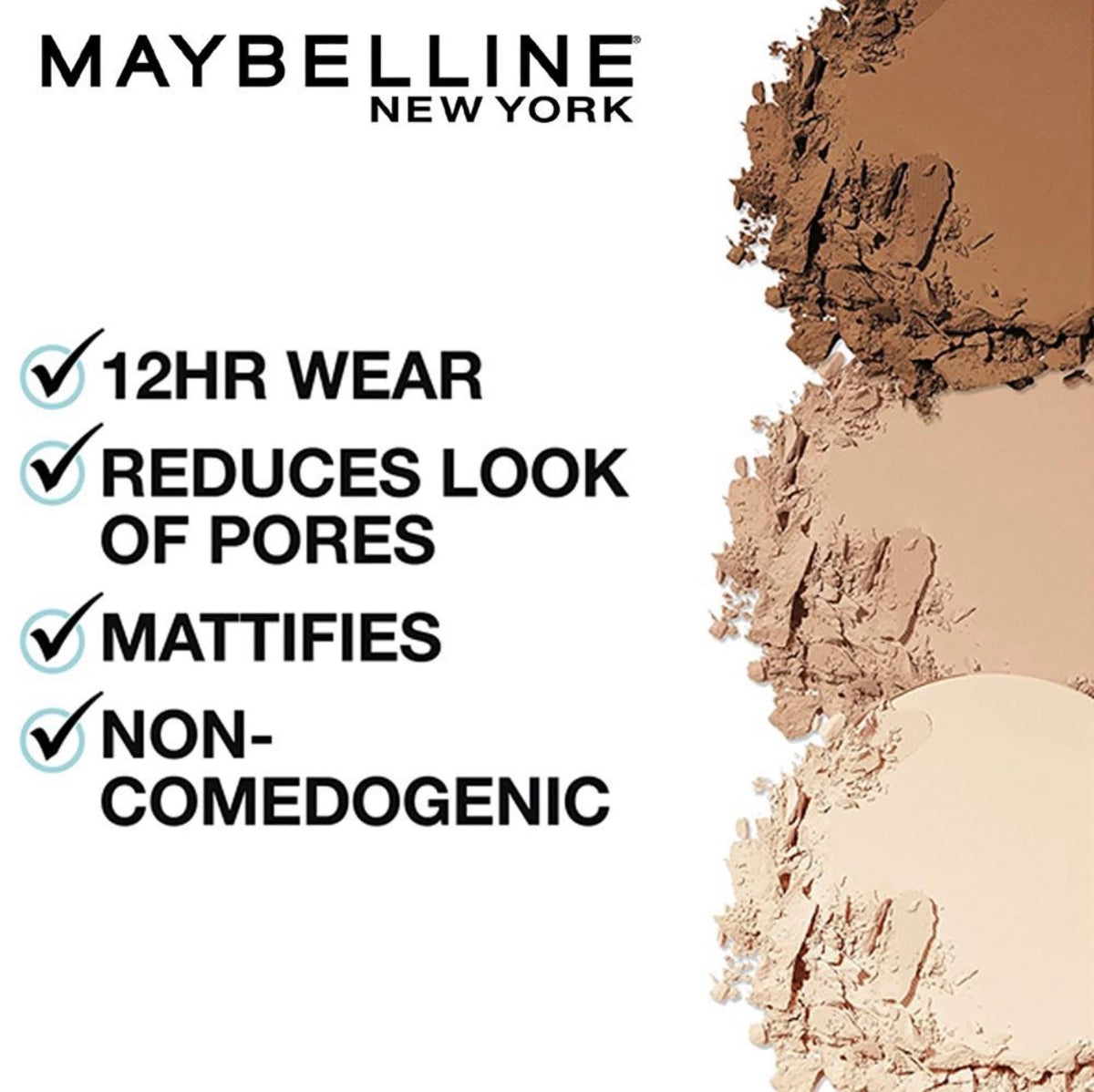 Maybelline New York Fit Me Matte + Poreless Pressed Powder