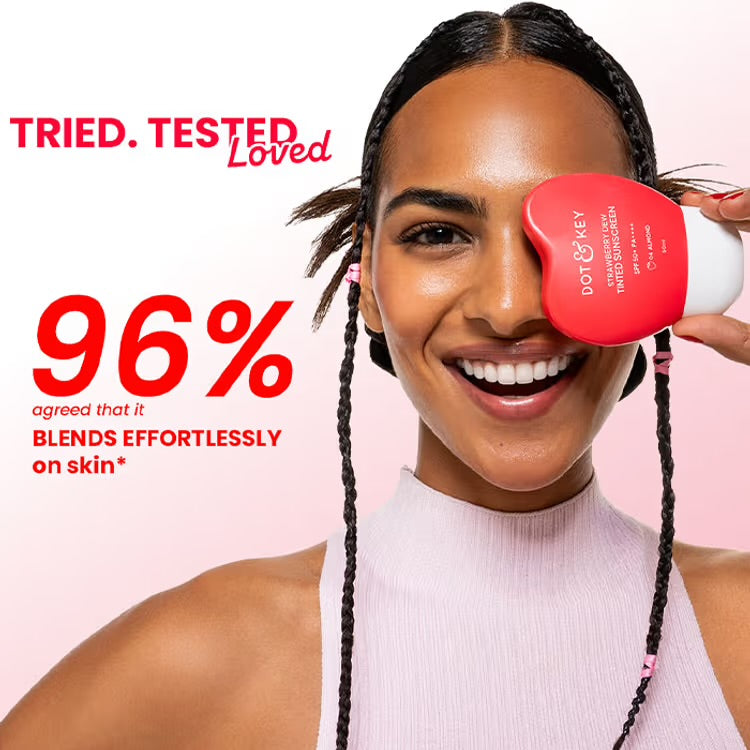 Dot &amp; Key Strawberry Dew Tinted Sunscreen SPF 50+ PA++++ | 50 ml