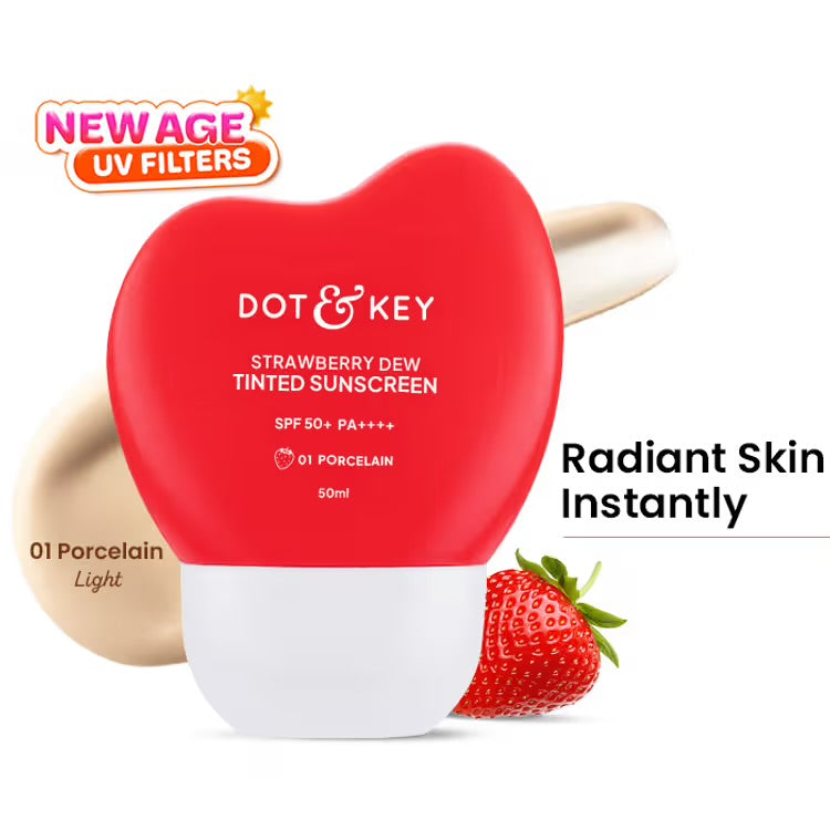 Dot &amp; Key Strawberry Dew Tinted Sunscreen SPF 50+ PA++++ | 50 ml