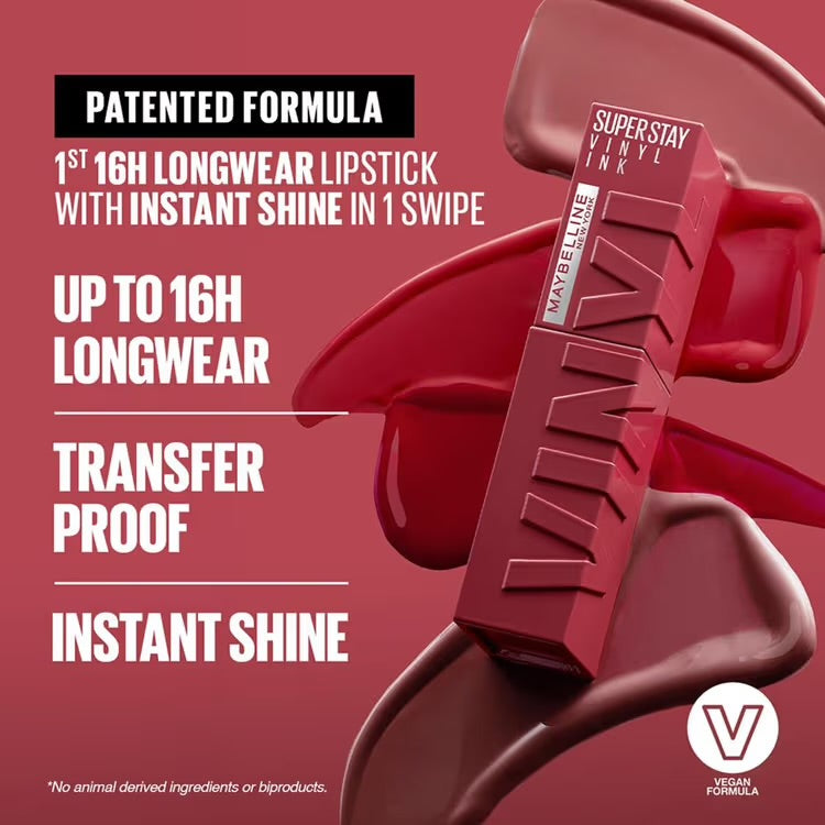 Maybelline Super Stay Vinyl Ink Liquid Lipstick – Coy