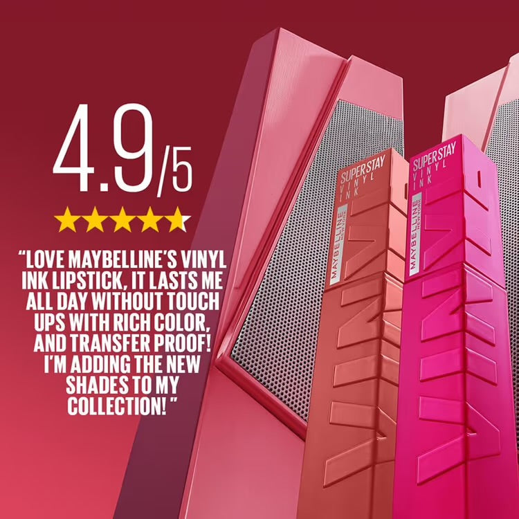 Maybelline Super Stay Vinyl Ink Liquid Lipstick – 10 Lippy