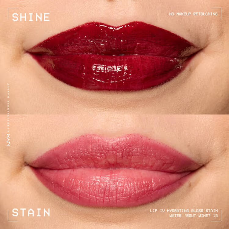 NYX Lip IV Hydrating Gloss Stain – Water ‘Bout Wine?