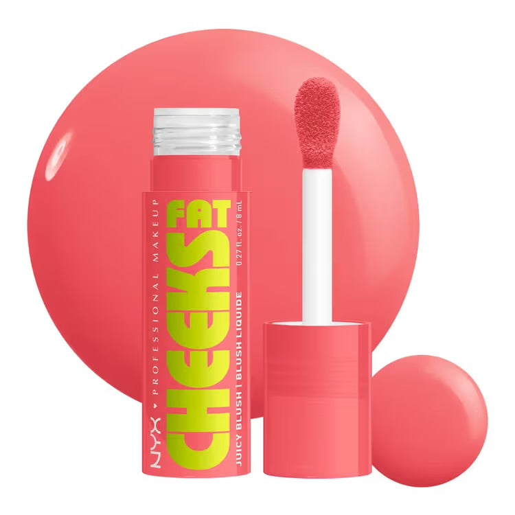 NYX Professional Makeup Fat Cheeks Juicy Liquid Blush - Fig Fizz 02 (8ml)