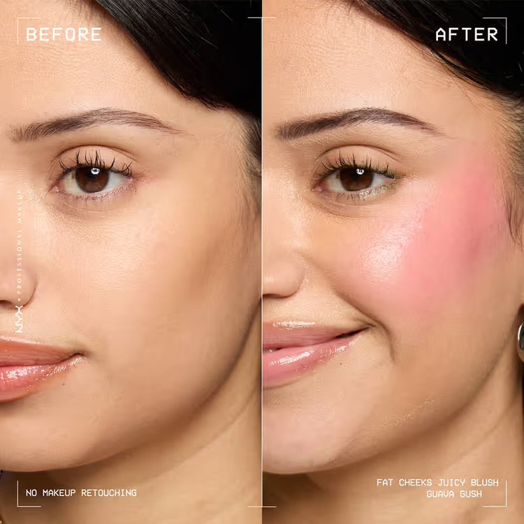 NYX Professional Makeup Fat Cheeks Juicy Liquid Blush - Guava Gush 03 (8ml)