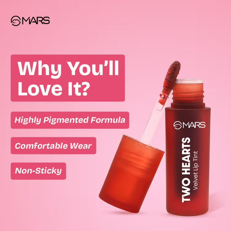 MARS Love Track Velvet Lip Tint - Three Heart